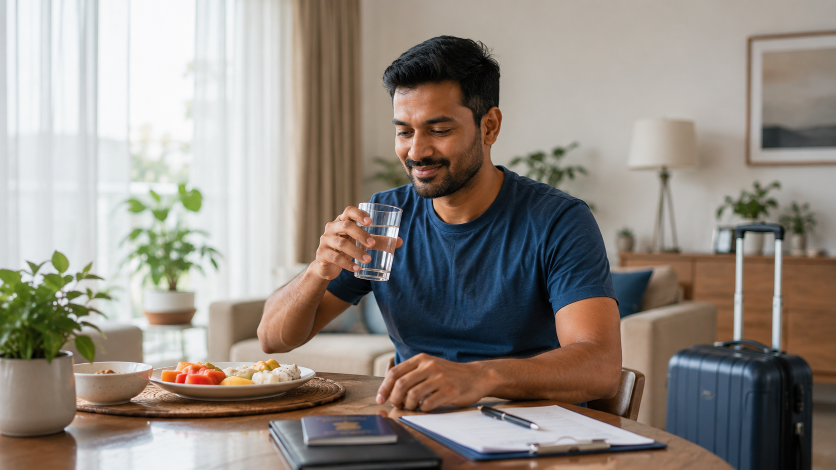 GCC visa applicant preparing for a GAMCA medical examination